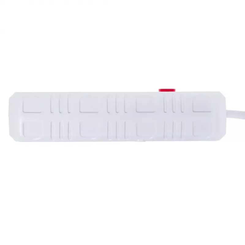 Kištukinis lizdas MACLEAN MCE393 W — 4 lizdai + 3×USB, 110–240V, 2,1A USB, 2500W, 3 m, baltas