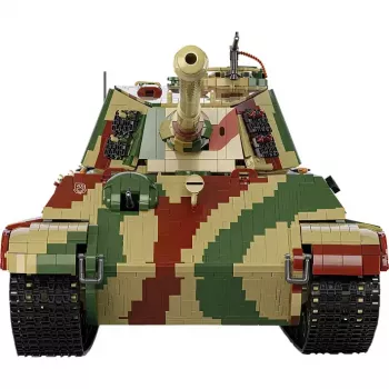 Statybinis žaislinis tankas Cobi Tiger II King Tiger masteliu 1:12 modelis