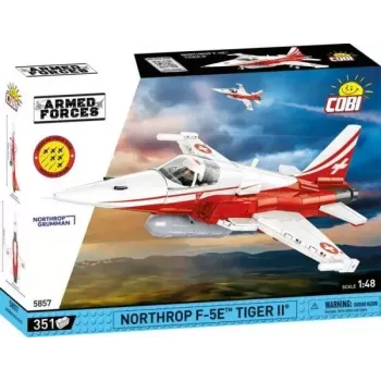 Konstrukcinis žaislas Cobi Northrop F-5E Tiger II modelis 5857 kaladėlių rinkinys