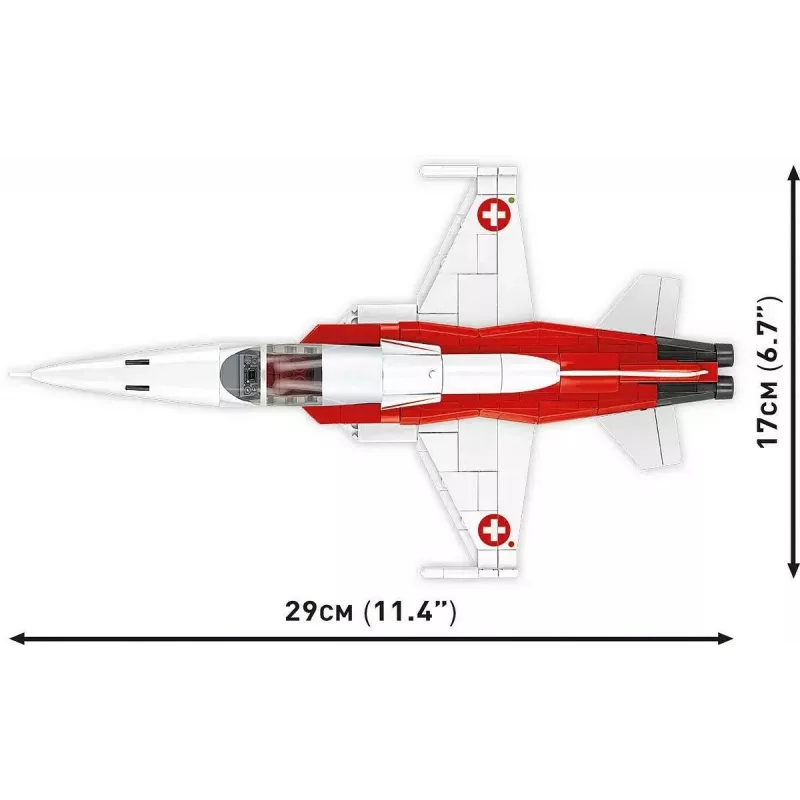 Konstrukcinis žaislas Cobi Northrop F-5E Tiger II modelis 5857 kaladėlių rinkinys
