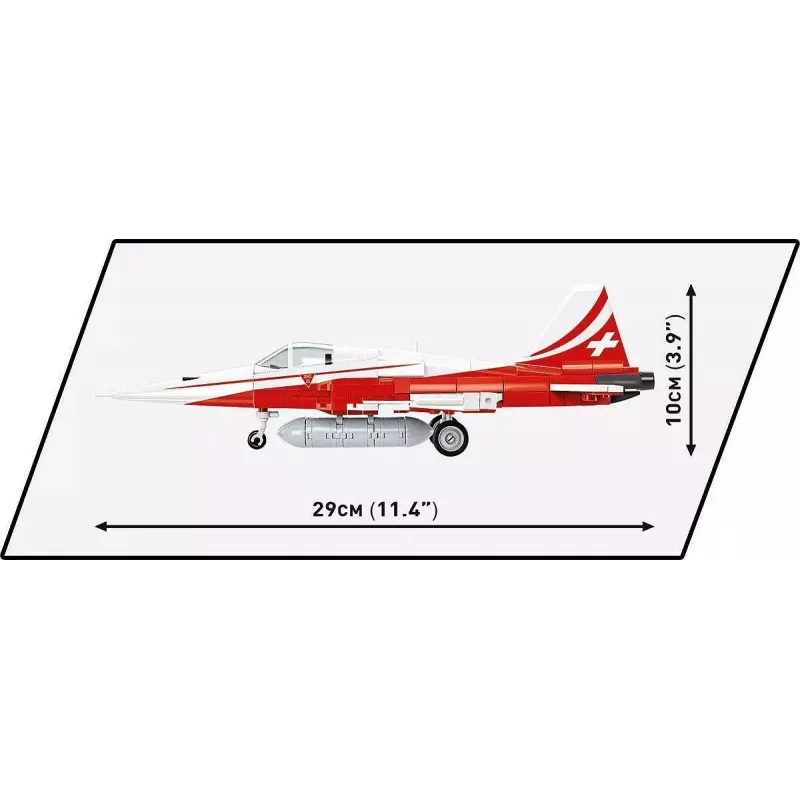 Konstrukcinis žaislas Cobi Northrop F-5E Tiger II modelis 5857 kaladėlių rinkinys
