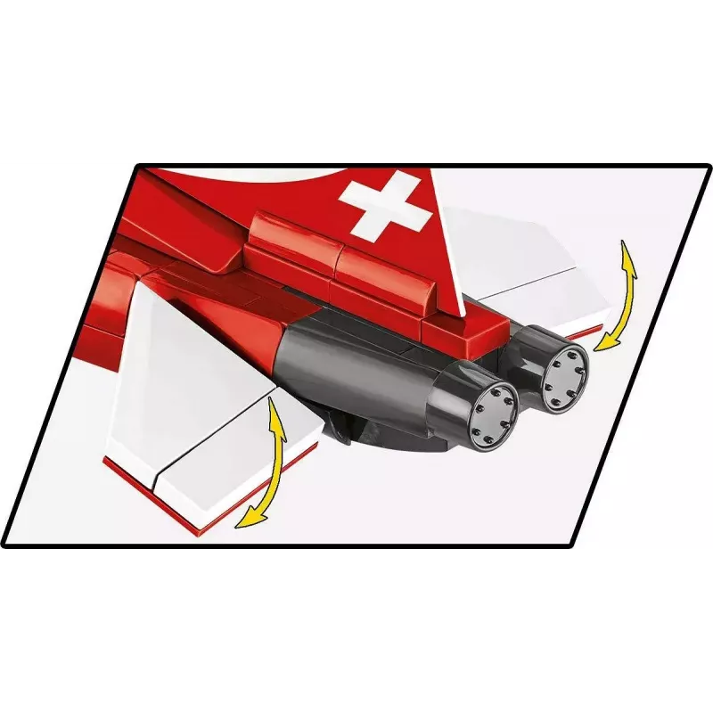Konstrukcinis žaislas Cobi Northrop F-5E Tiger II modelis 5857 kaladėlių rinkinys
