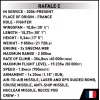Statybinių blokelių rinkinys Cobi Rafale C 551 vnt. modelis COBl-5901