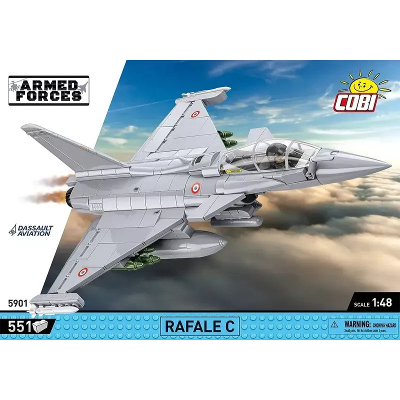 Statybinių blokelių rinkinys Cobi Rafale C 551 vnt. modelis COBl-5901