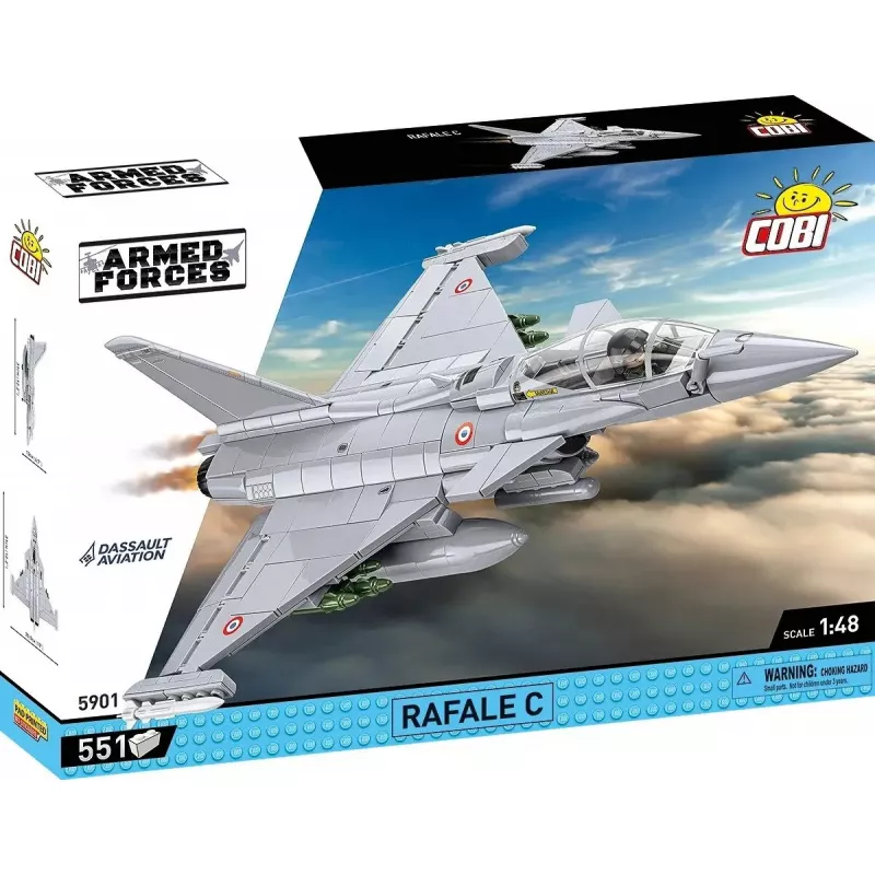 Statybinių blokelių rinkinys Cobi Rafale C 551 vnt. modelis COBl-5901