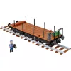 Konstrukcinis žaislas Cobi sunkiasvorio platforminio sunkvežimio modelis COBI-6284, mastelis 1:35