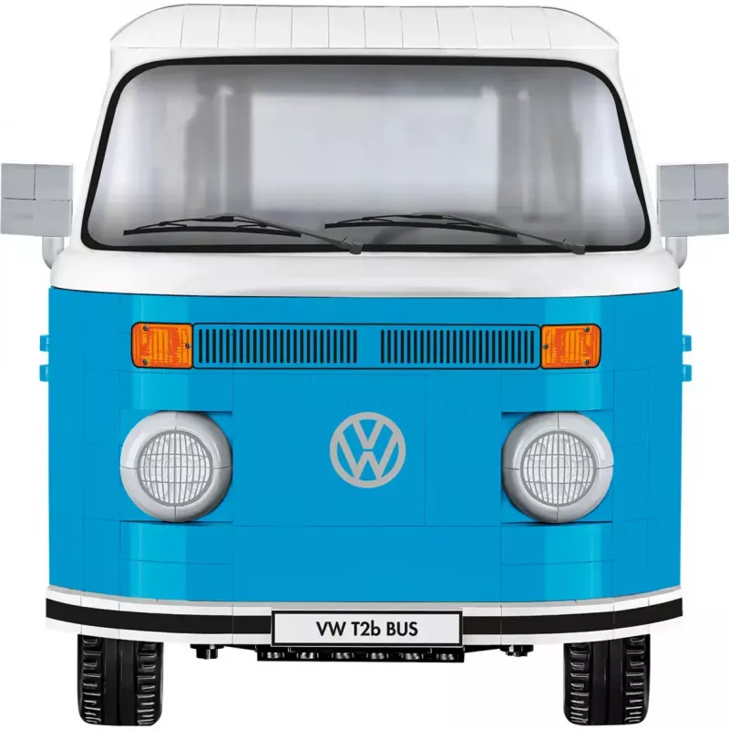 Cobi konstrukcinis žaislas Volkswagen T2b autobusas, šviesiai mėlynas/baltas, mastelis 1:12