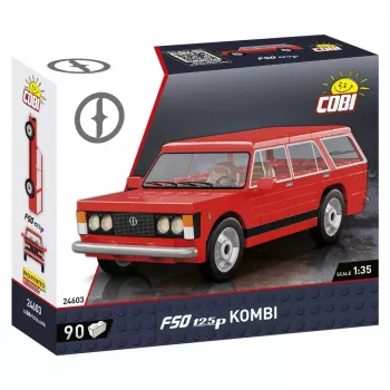 Statybinis blokų rinkinys Cobi Blocks FSO 125p 90 blokų COBI-24603 – 90 plastikinės konstrukcijos blokų