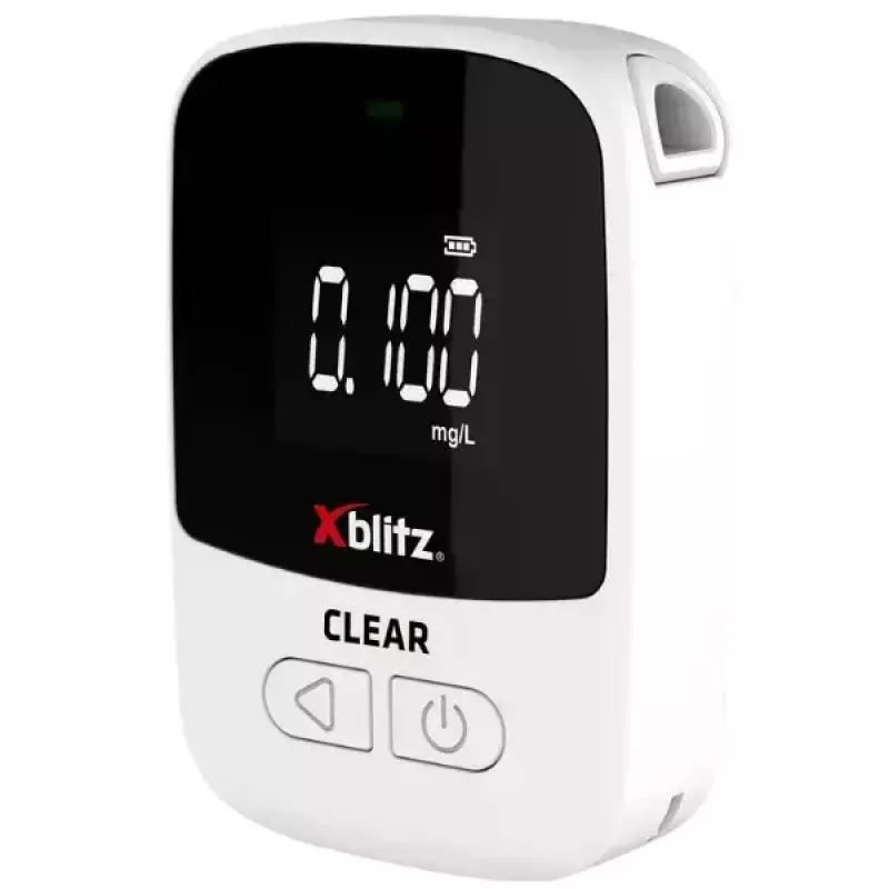 Alkoholio alkotesteris Xblitz XB-CLEAR ELEKTROCHEMINIS jutiklis, nešiojamasis rankinis testeris