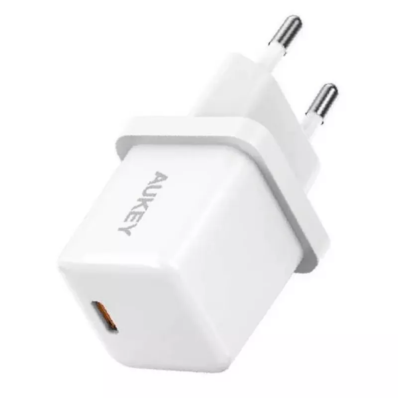 USB-C Mini Įkroviklis Aukey PA-F5 20W PD — Kompaktiškas 20W PD Greitasis Įkroviklis