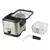 Gilioji gruzdintuvė Mesko Home MS 4910 Viena 1,5 l 900 W Juoda Satino plienas