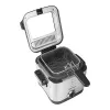 Gilioji gruzdintuvė Mesko Home MS 4910 Viena 1,5 l 900 W Juoda Satino plienas