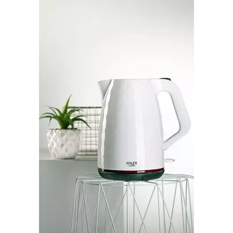 Elektrinis virdulys Adler AD 1277 1.7 L 2200 W Baltas