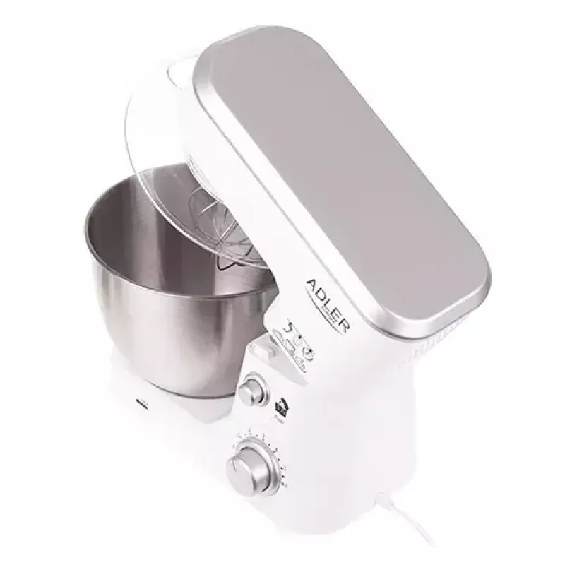 Maisto smulkintuvas Adler AD 4216, 500 W, 4 L nerūdijančio plieno dubuo, baltas