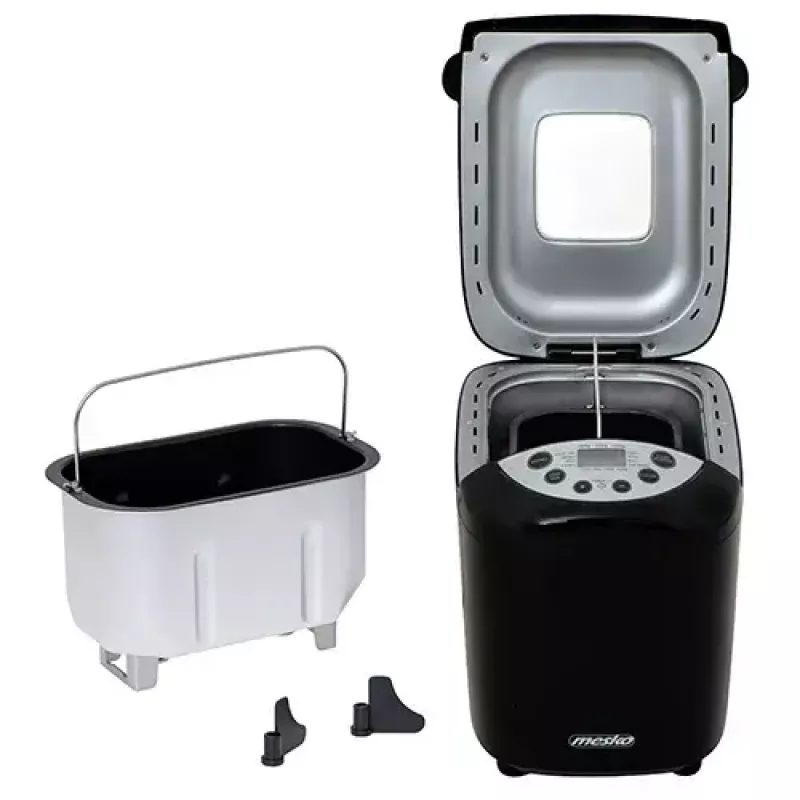 Duonkepė Mesko Home MS 6022 850 W juoda skaitmeninis laikmatis