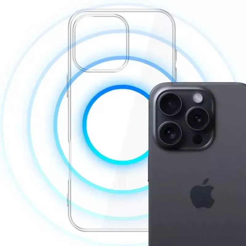 Dėklas 3MK Clear MagCase pro skirtas Apple iPhone 16 Pro permatomas