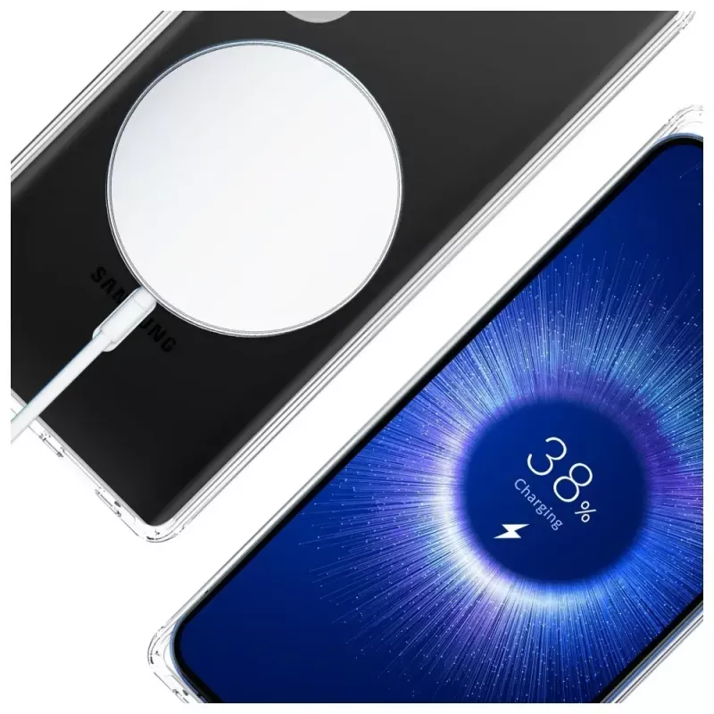 Apsauginis telefono dėklas 3MK Armor MagCase, skirtas Samsung Galaxy S25 Ultra – patvarus, lengvas, suderinamas su magnetiniais priedais