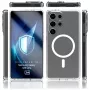 Apsauginis telefono dėklas 3MK Armor MagCase, skirtas Samsung Galaxy S25 Ultra – patvarus, lengvas, suderinamas su magnetiniais priedais