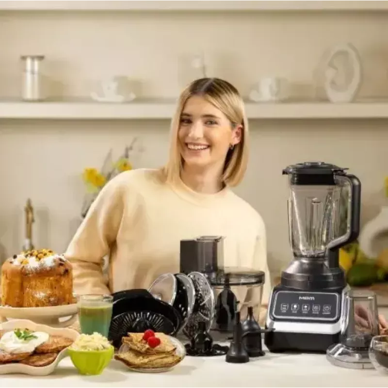 Virtuvinis kombainas MPM MRK-27 2000W — daugiafunkcis virtuvės prietaisas su 2000 W varikliu