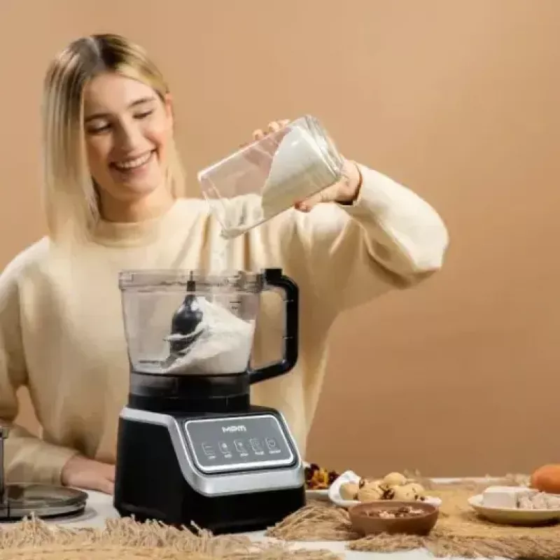 Virtuvinis kombainas MPM MRK-27 2000W — daugiafunkcis virtuvės prietaisas su 2000 W varikliu