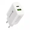 USB-C įkroviklis everActive SC-370Q 25W QC3.0 USB greitasis įkrovimas