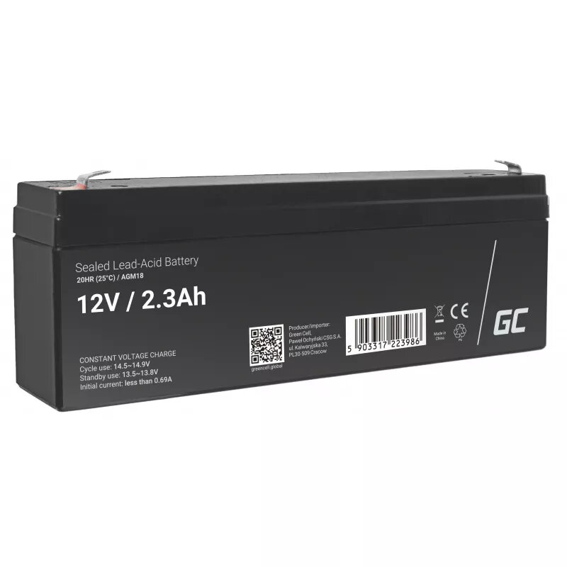UPS akumuliatorius Green Cell AGM18 12V 2,3Ah