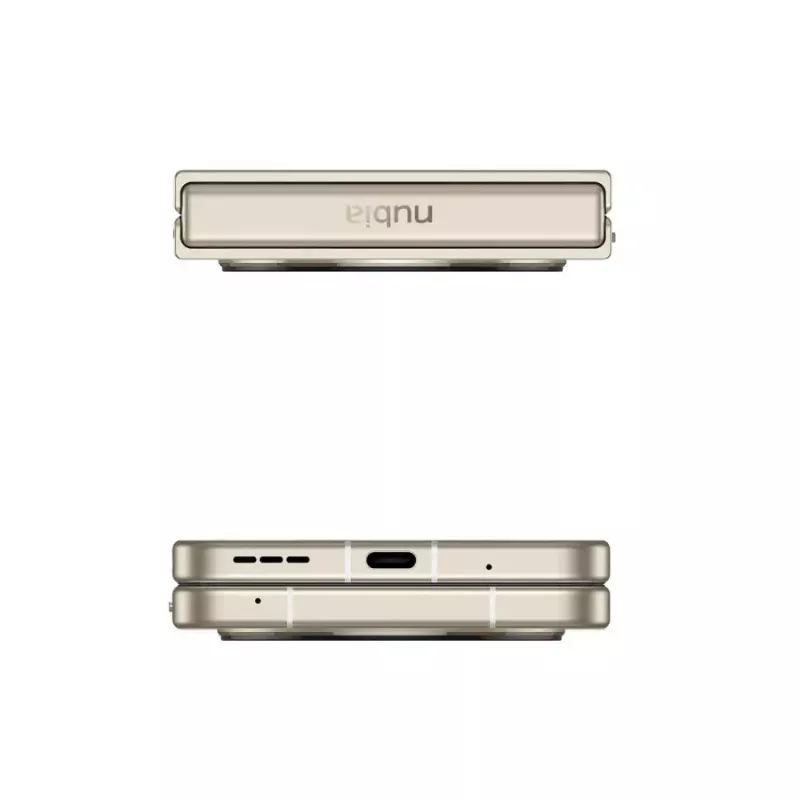 Išmanusis telefonas NUBIA Flip rinkinys su dėklu, ausinėmis ir aušintuvu (juodas)