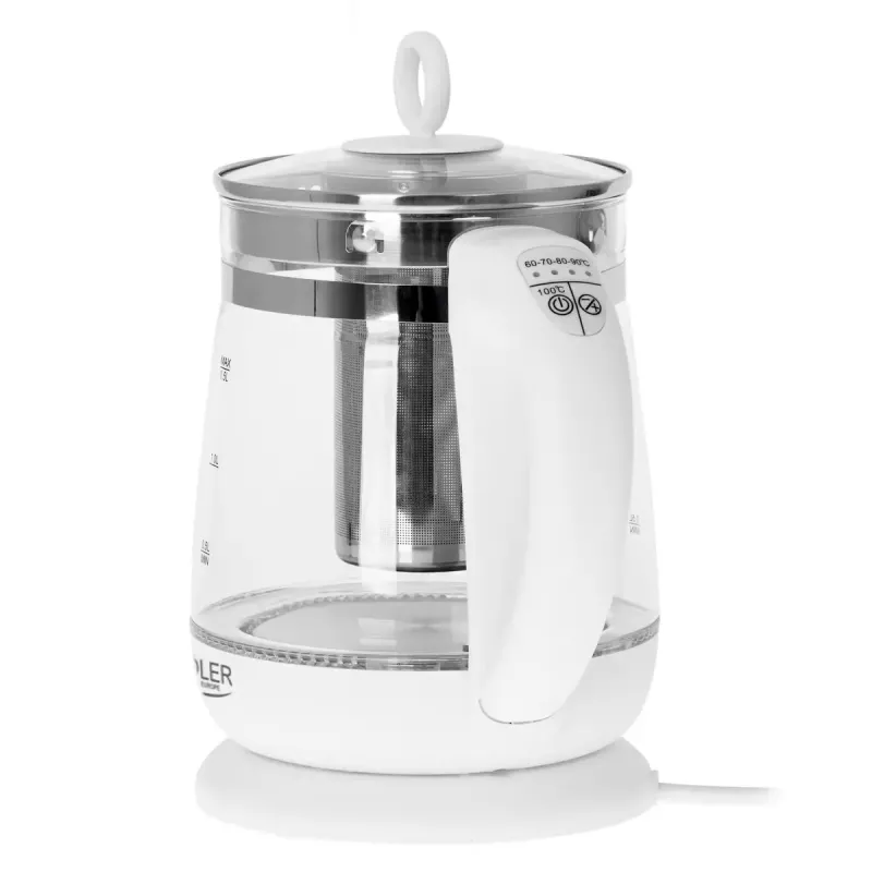 Elektrinis virdulys Adler AD 1299 1,5 l 1850 W Baltas