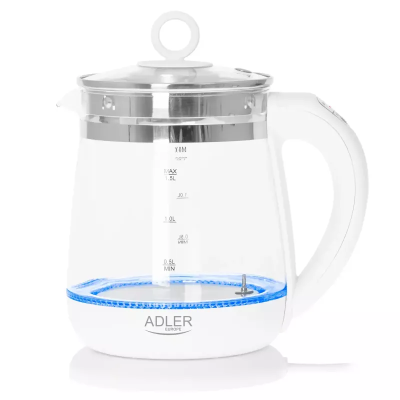 Elektrinis virdulys Adler AD 1299 1,5 l 1850 W Baltas