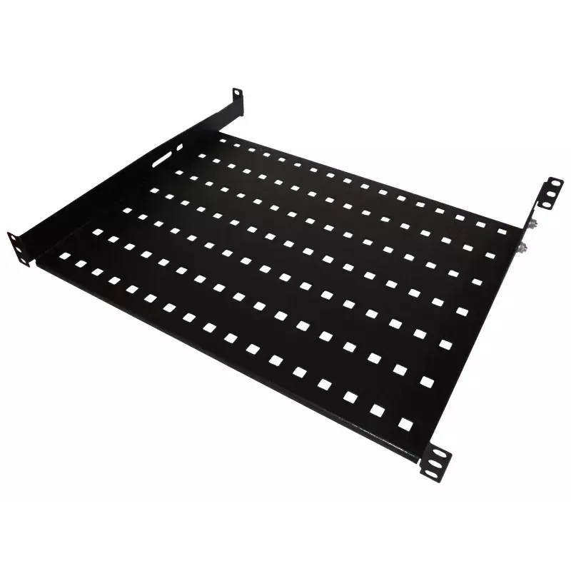 Stovo lentyna Alantec SA-P-19-1U-550-4-C-02 juoda plieninė 19 col. 550 mm