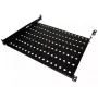 Stovo lentyna Alantec SA-P-19-1U-550-4-C-02 juoda plieninė 19 col. 550 mm