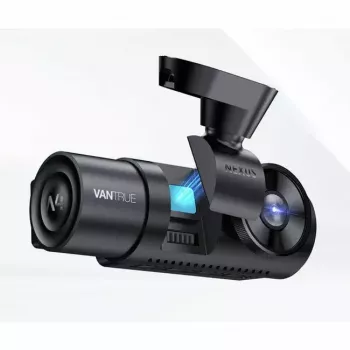 Vaizdo registratorius VANTRUE N4 PRO 3 kanalų, pagrindinė 3840×2160, 165° priekinė, 160° vidaus, GPS, Wi‑Fi, IPS ekranas, MicroSD iki 512GB