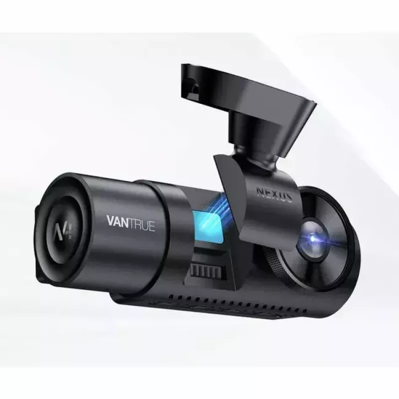 Vaizdo registratorius VANTRUE N4 PRO 3 kanalų, pagrindinė 3840×2160, 165° priekinė, 160° vidaus, GPS, Wi‑Fi, IPS ekranas, MicroSD iki 512GB