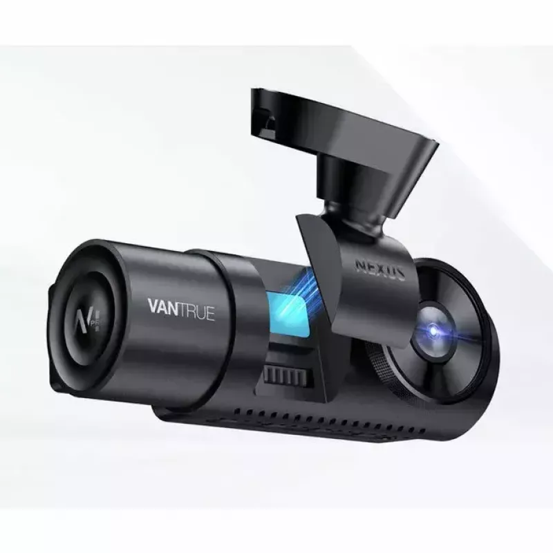 Vaizdo registratorius VANTRUE N4 PRO 3 kanalų, pagrindinė 3840×2160, 165° priekinė, 160° vidaus, GPS, Wi‑Fi, IPS ekranas, MicroSD iki 512GB