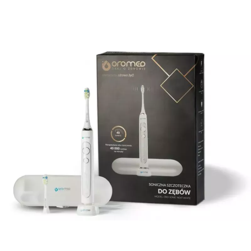 Soninis dantų šepetėlis ORO-MED ORO-SONIC NEXT WHITE