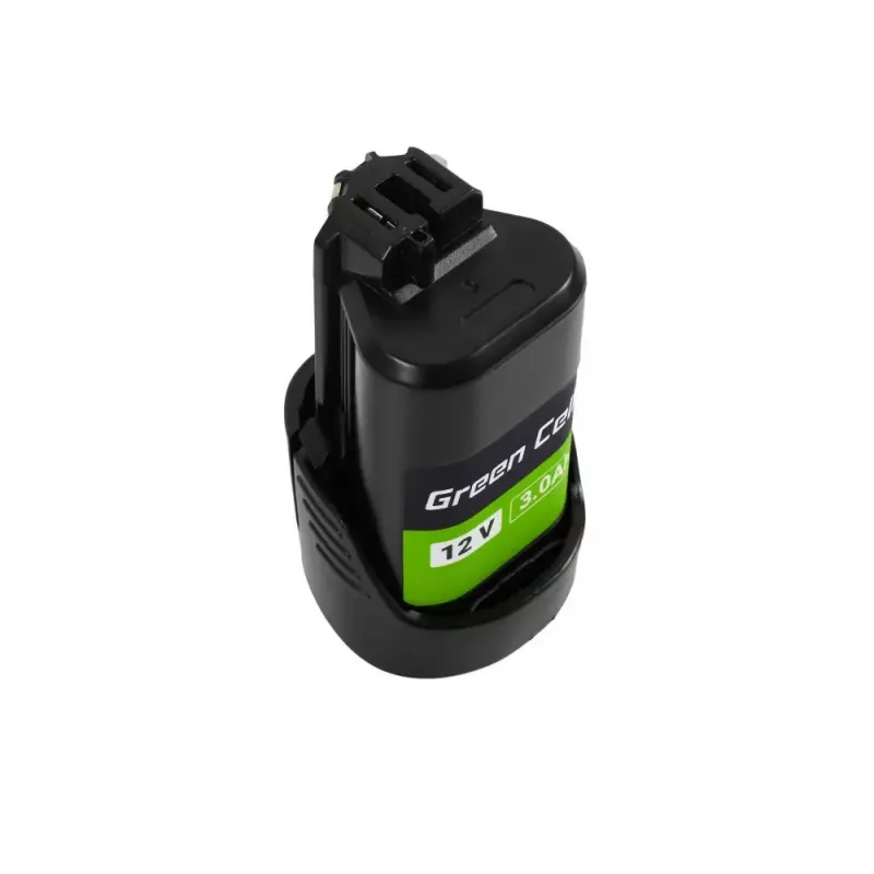 Belaidžio įrankio baterija Green Cell PTBO12V3 — Li‑Ion 3 Ah, matmenys 5,1×4,7×8,6 cm