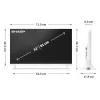 Sharp LC-32HF2265EW 81,3 cm (32 colių) HD Smart TV Wi-Fi balta