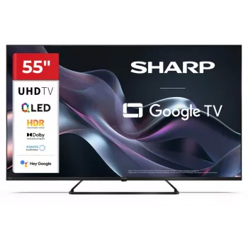 Sharp 55HP6265E TV 139.7 cm (55 colių) 4K Ultra HD išmanusis televizorius Wi-Fi juoda