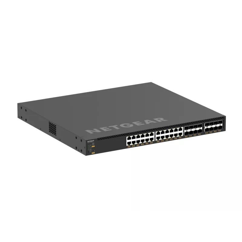 NETGEAR M4350-24X8F8V Valdomas L3 10G Ethernet (100/1000/10000) Maitinimas per Ethernet (PoE) 1U Juoda
