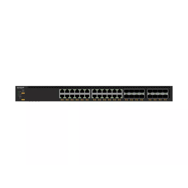 NETGEAR M4350-24X8F8V Valdomas L3 10G Ethernet (100/1000/10000) Maitinimas per Ethernet (PoE) 1U Juoda