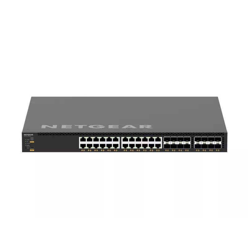 NETGEAR M4350-24X8F8V Valdomas L3 10G Ethernet (100/1000/10000) Maitinimas per Ethernet (PoE) 1U Juoda