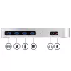 StarTech.com USB-C ir USB-A dokas – dviejų monitorių 4K 60Hz dokas DisplayPort + HDMI – hibridinė USB 3.0 prijungimo stotelė USB-C arba USB-A nešiojamiesiems kompiuteriams – 6x USB Type-A, GbE – USB 3.1 Gen 1 – Mac/Windows