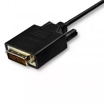 “StarTech.com” 3 m USB-C į DVI laidas – 1080p (vienos jungties) USB Type-C (DP Alt Mode HBR2) į DVI-D skaitmeninio vaizdo adapterio laidas – veikia su “Thunderbolt 3” – nešiojamojo kompiuterio prie DVI monitoriaus/ekrano
