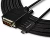 “StarTech.com” 3 m USB-C į DVI laidas – 1080p (vienos jungties) USB Type-C (DP Alt Mode HBR2) į DVI-D skaitmeninio vaizdo adapterio laidas – veikia su “Thunderbolt 3” – nešiojamojo kompiuterio prie DVI monitoriaus/ekrano