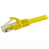 StarTech.com 7.5m CAT6 eterneto kabelis - geltonas CAT 6 Gigabit Ethernet laidas - 250MHz 100W PoE RJ45 UTP tinklo komutacinis kabelis be užkabinimų su įtempimo sumažinimu, individualiai testuotas