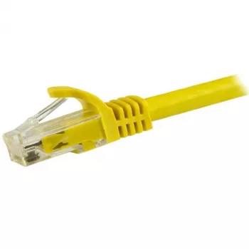 StarTech.com 7.5m CAT6 eterneto kabelis - geltonas CAT 6 Gigabit Ethernet laidas - 250MHz 100W PoE RJ45 UTP tinklo komutacinis kabelis be užkabinimų su įtempimo sumažinimu, individualiai testuotas