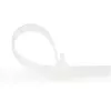 StarTech.com 6 coliai(15cm) Daugkartiniai Kabelių Raičiai - 1/4 colio(7mm) pločio, 1-3/8 colio(35mm) Ryšulio Skersmuo 50 svarų(22kg) Tempimo Stipris, Atsegami Nailono Raičiai, Viduje/Lauke, 94V-2/UL Sąraše, 100 Pakuotė - Baltas