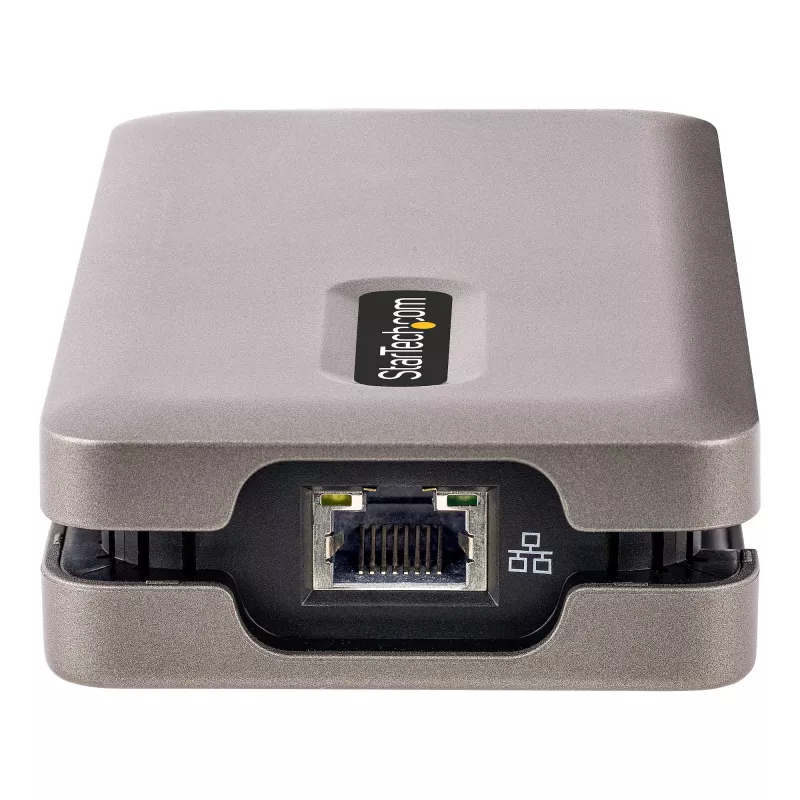 StarTech.com USB-C daugiafunkcis adapteris, 4K 60Hz HDMI 2.0b, HDR, USB 3.2 Gen 2 10Gbps šakotuvas (2xUSB-C, 1xUSB-A), 100W PD pralaidumas, mini kelioninis dokas, 12 colių/30cm kabelis, nešiojamojo kompiuterio prijungimo stotelė