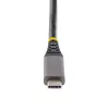 StarTech.com USB-C daugiafunkcis adapteris, 4K 60Hz HDMI 2.0b, HDR, USB 3.2 Gen 2 10Gbps šakotuvas (2xUSB-C, 1xUSB-A), 100W PD pralaidumas, mini kelioninis dokas, 12 colių/30cm kabelis, nešiojamojo kompiuterio prijungimo stotelė