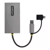StarTech.com USB prie dviejų HDMI adapterio, USB A/C prie 2 HDMI ekranų (1x 4K30Hz, 1x 1080p), integruotas USB-A į C adapteris, 10 cm kabelis, USB 3.0 į HDMI ekrano adapteris, Windows ir macOS